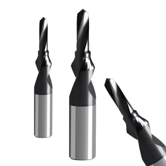 2 flute carbide step drill for aluminum End mill
